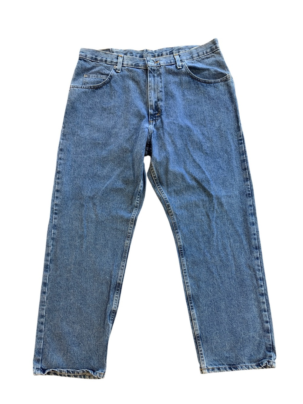 Wrangler Men's Jeans 38x30 Relaxed Fit Straight Leg